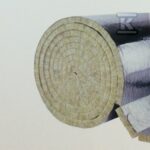 Mata z wełny skalnej jednostronnie pokryta folia aluminowa z klejem Paroc HVAC Lamella Mat Alucoat Fix gr.30 mm niepalna