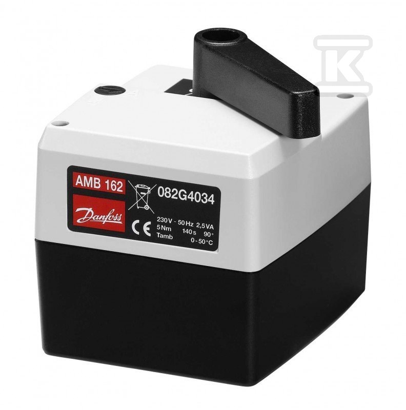 Siłownik do regulacji temperatury w układach centralnego ogrzewania, 3-punktowy, AMB 162 5Nm 3p60s 230V Siłownik do regulacji temperatury w układach centralnego ogrzewania, 3-punktowy, AMB 162 5Nm 3p60s 230V