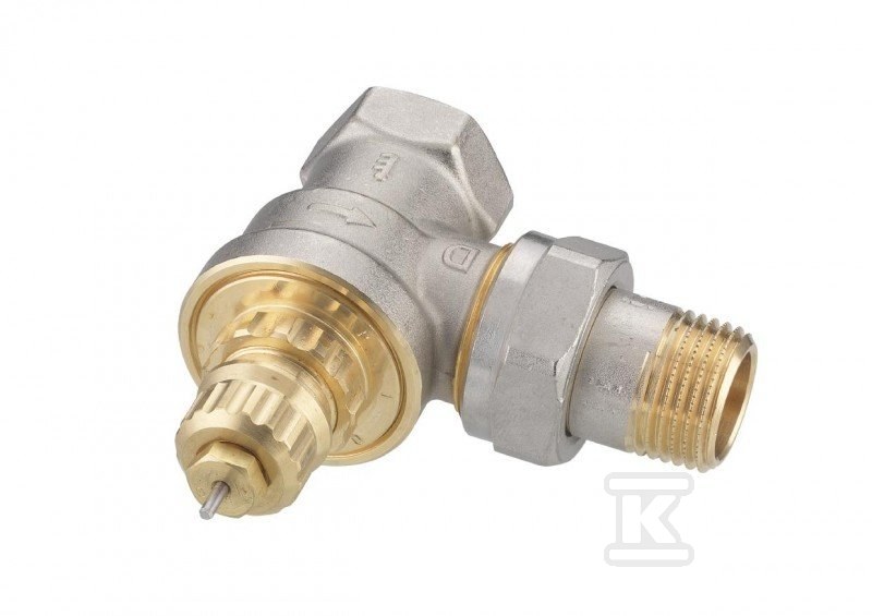 Plik zosta³ pobrany z http://www.onnshop.pl Zawór termostatyczny kątowy, połączenie instalacja Rp 3/4, połączenie grzejnik R 3/4, z nastawą wstępną. - obrazek 1