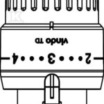 GŁOWICA TERMOSTAT.VINDO TD,ZACISK, BIA?