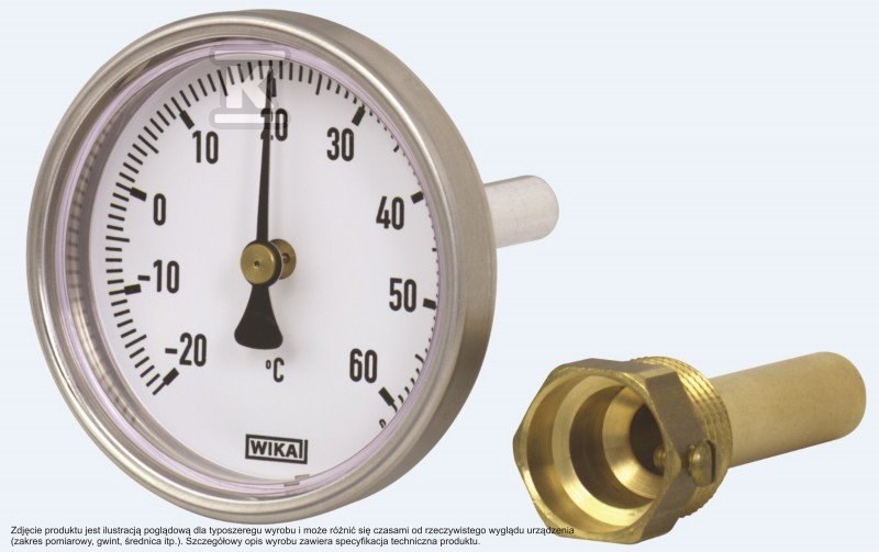 Plik zosta³ pobrany z http://www.onnshop.pl Termometr A50.20 SR.100 160C L=60 G1/2 - obrazek 1