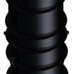 Zbiornik technologiczny PEHD SL-TECH 900L podziemny, zewnętrzne zamknięcie DN740
