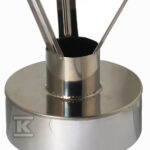 KOŃC.WYL. 80/125 PIONOWA KOND.