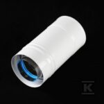 Rura kominowa DN 60/100, L=1000 powietrzno-spalinowa biała do kotłów kondensacyinychi turbo