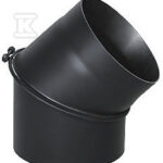 KOLANO 45ST.DN 200 CZARNE