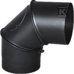 KOLANO 90ST.Z WYCZYSTKĄ DN 180 CZARNE