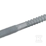 BIS ŚRUBA M8X120 DWUGWINTOWA