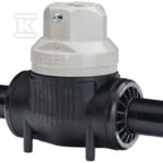 Zawór kulowy PE elektrooporowy, DN63 PE100, SDR11, PN10 gaz/PN16 woda, Polyvalve