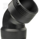 Kolano elektrooporowe 45ST. DN200 PE100, SDR11, PN10 gaz/PN16 woda