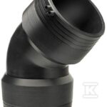 Kolano elektrooporowe 45ST. DN250 PE100, SDR11, PN10 gaz/PN16 woda