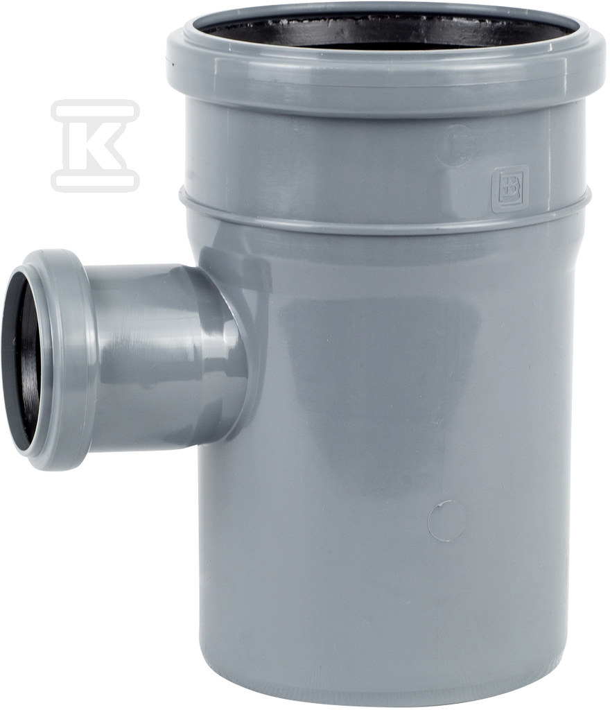 Plik zosta³ pobrany z http://www.onnshop.pl Trójnik PP do kanalizacji wewnętrznej 110x50/90 popiel sanitarny Onnline - obrazek 1