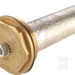 ANODA MAGNEZOWA 38X400 Z KORKIEM 2"