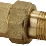 Śrubunek Twist prosty długi 1" o-ring mosiądz