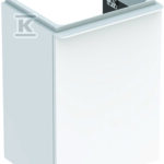 Szafka pod umywalkę kompaktową Smyle Square B44.2 cm, H61.7 cm, T35.6 cm, z jednymi drzwiami, z zawiasem po lewej stronie, biały