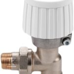 RTL: Zawór FJVR 15 kątowy+głowica FJVR 10-50 biała