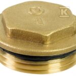 KOREK KOLEKTORA G1" ŚRUTOWANY