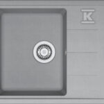 Zlewozmywak wbudowywany Fragranit+ Basis BFG 611-62 Kamienny Szary