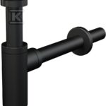 PÓŁSYFON UMYWALKA DN32 DESIGN CZARNY-M