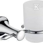 RETRO SZKLANKA POJEDYNCZA, CHROM