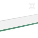 RETRO PÓŁKA SZKLANA, CHROM