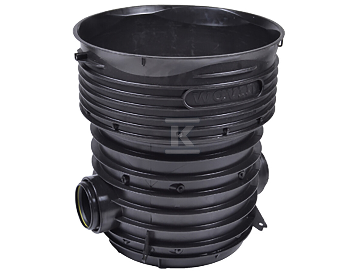 Plik pobrany ze strony Hurtowni Onninen https://onninen.pl Kineta PP 425x250 przelotowa 0st. typ I, do rury wznoszącej korugowanej 425mm oraz rury wlotowej gładkiej 250mm, z uszczelką, kolor czarny (Tegra 425) - obrazek 1