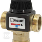 Termostatyczny zawór mieszający ESBE VTA372 20-55°C G1 20-3,4