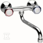 BAT.ZLEW STANDARD ŚCIENNA 1/2 CHR B50