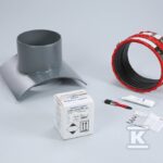 KOMPLET MONTAŻ. KG DN/OD 400 SZARY