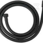 WĄŻ NATRYSKOWY 1500 MM.METALOWY,CZARNY