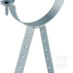 UCHWYT RUROWY 50 ZE WSPORNIK.(KAN.HDPE)