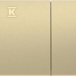 Przycisk spłukujący Sigma70, przedni, stal nierdzewna mosiądz