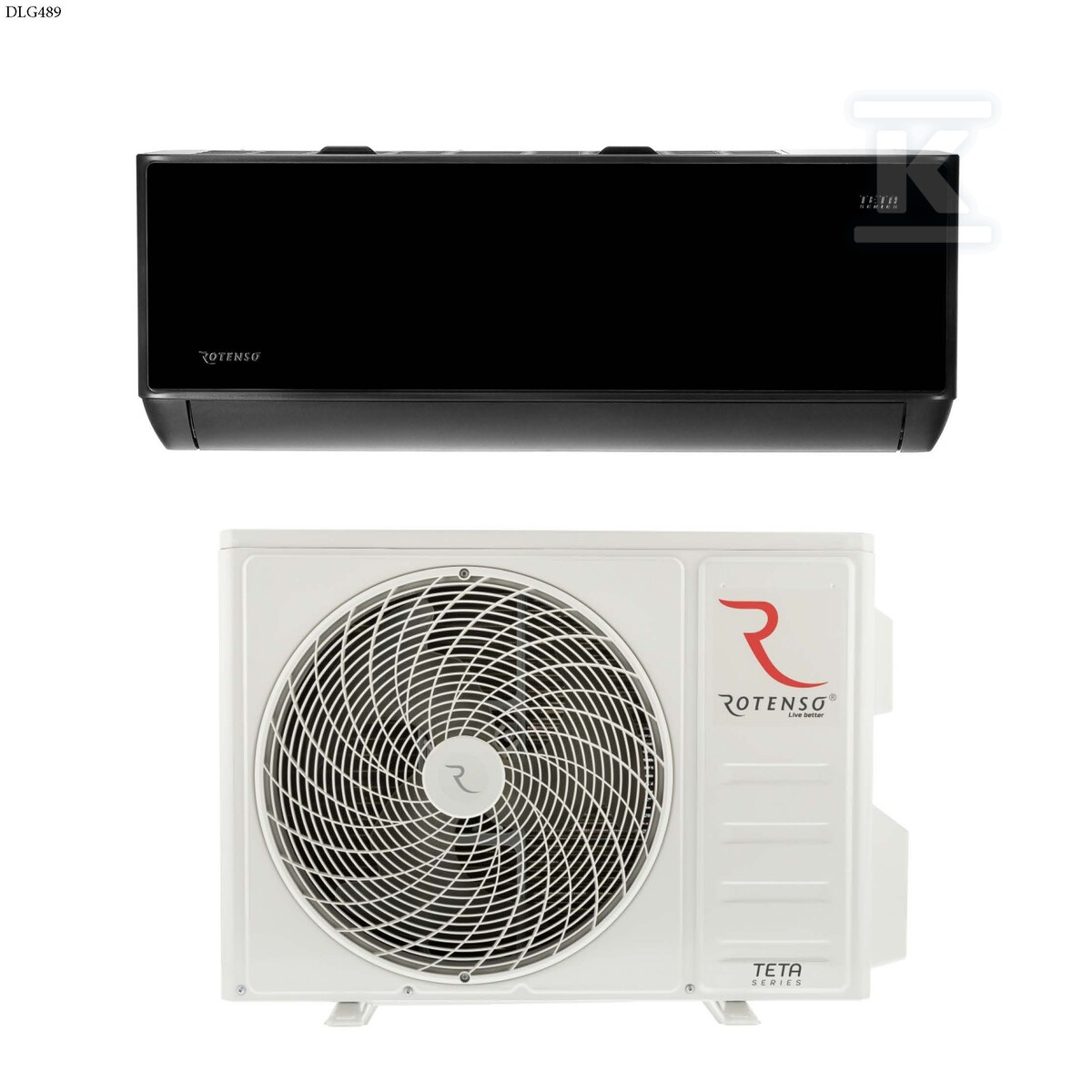 Klimatyzator 3,5 kW ścienny split komplet TETA ROTENSO