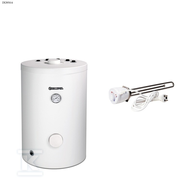 WYMIENNIK CWU SWK-120 Z GRZAŁKĄ 2KW