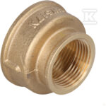 Mufa redukcyjna mosiężna 6/4"x1" żółta