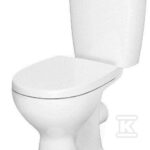 Kompakt 613 Arteco New CleanOn 3/5 l,odpływ poziomy, deska duruplastowa, wolnopadającą z Funkcją łatwego wypinania