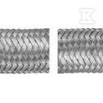 WĄŻ L80 1/2X3/8 NN OPLOT STAL