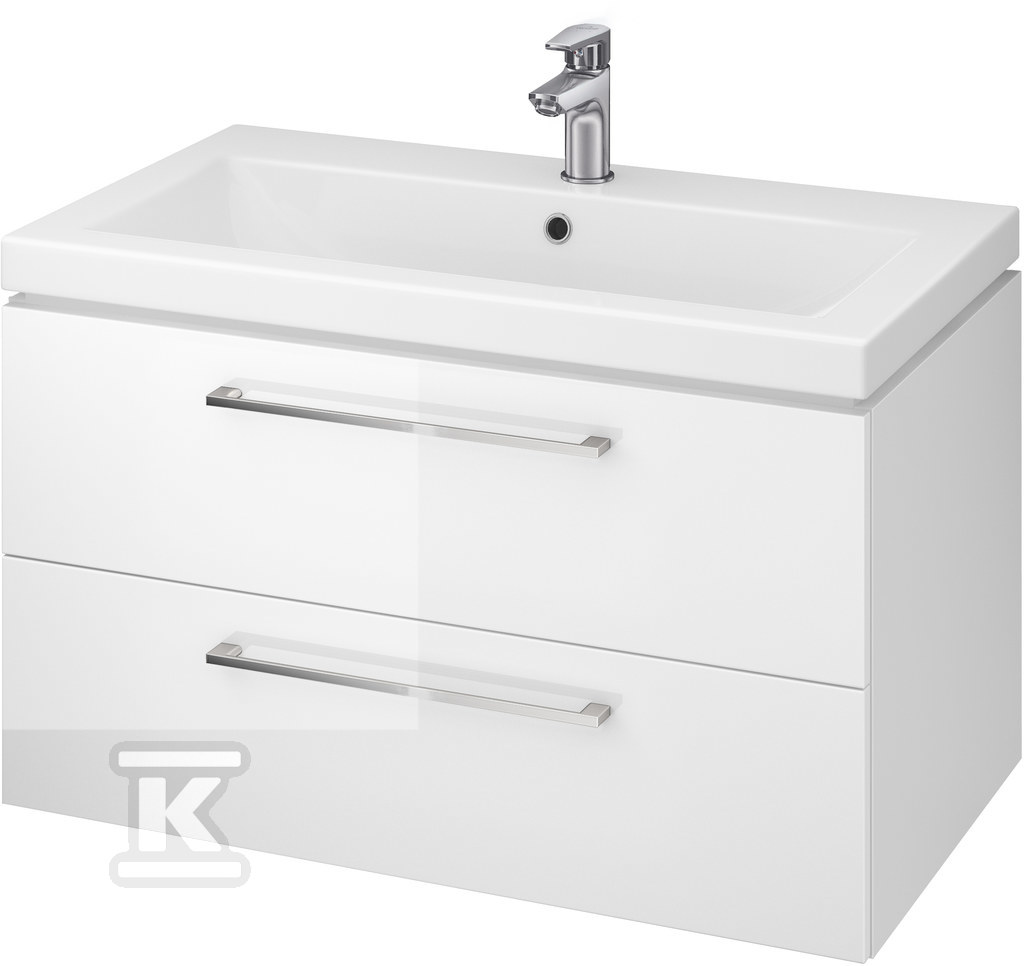 Plik zosta³ pobrany z http://www.onnshop.pl Zestaw 809 Lara Como 80 biała (szafka + umywalka) - obrazek 1