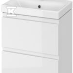 Zestaw 983 Moduo Slim 50 biały (szafka + umywalka)
