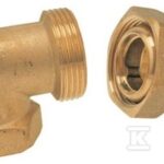 ŚRUBUNEK MOSIĘŻNY 1" KĄT Z ORINGIEM