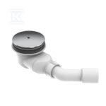 SYFON BRODZIKOWY FI 90, H=80 MM CHROM