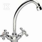 BAT.ZLEW RETRO STOJ.1-OTW.CHR.LUX-BB1L