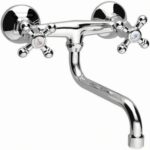 BAT.ZLEW RETRO ŚCIENNA CHR-B87