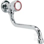 Bateria umywalkowa Standard ścienna, chrom