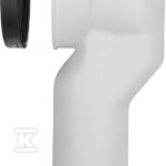 KOLANKO ODPŁYWU PION.155MM OD ŚCIANY