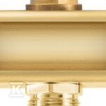 Element przedłużający mosiężny z zaworem regulacyjnym - G1" - L = 50 mm