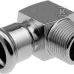 KOLANO 18XR1/2GZ KRÓTKIE STEEL PRESS