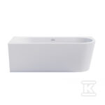 Wanna ETERNITY CORNER LEFT 1650x750 z syfonem KLIK-KLAK