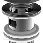 Korek click-clack AQUA do baterii titatnium black