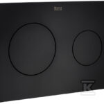 PL10-PRZYCISK PODWÓJNY CZARNY MAT