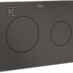 PL10-PRZYCISK PODWÓJNY BRĄZOWY MAT